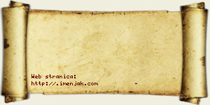 Anja Bjelogrlić vizit kartica